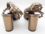 Balenciaga Arena Stud Silver Gray Gladiator Heels Size Eu 36 Do0925crde
