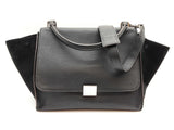 Celine Trapeze Black Leather Shoulder Bag Do0525wxzde