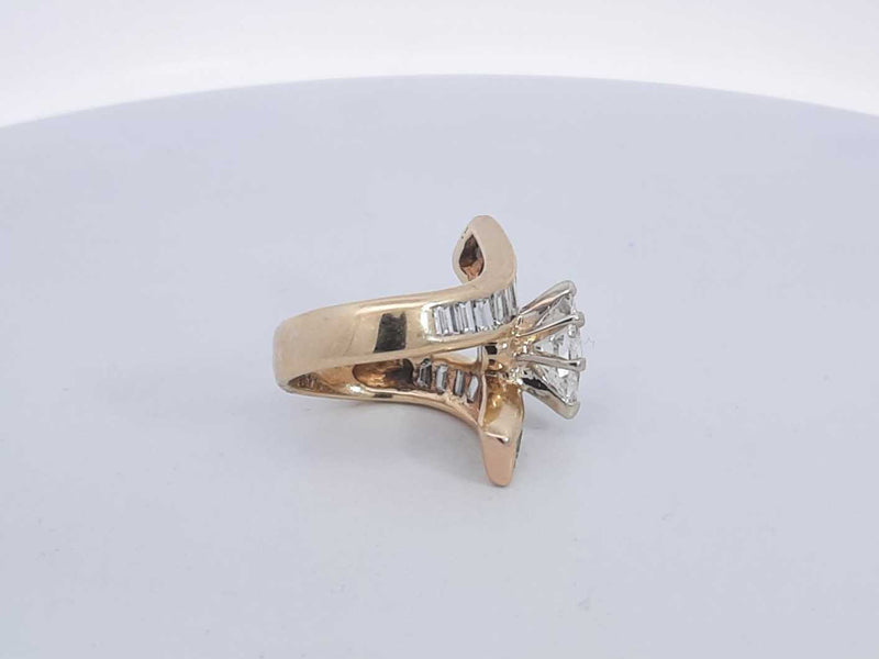 3.48 Cttw 14k Yellow Gold 9.4 G Wedding Ring Size 7 Aa0525wxzxsa