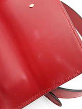 Gucci Red Leather Sylvie Shoulder Bag Eb0226pxzde