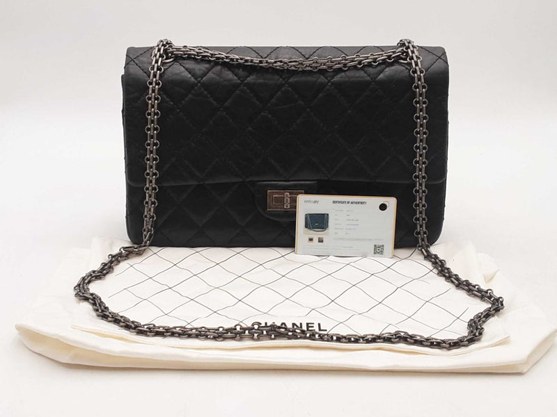 Chanel Aged Quilted Calfskin 2.55 Reissue Flap Back Sd0225lrzxsa