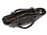 Gucci Abbey Tote Bag In Gg Guccissima Black Leather Fw0525orzdu