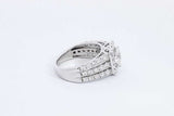 2.56cttw Diamond 14k White Gold Ring 7.3 Grams Size 7 Eb0526oorxdu