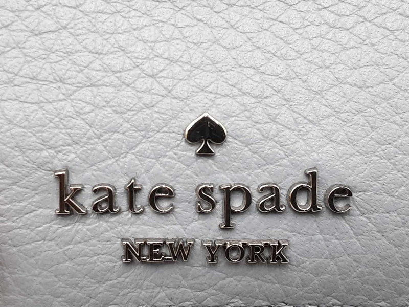 Kate Spade Leila Card Holder Wristlet Wallet In Blue Pebbled Leather Fw0925ozdu