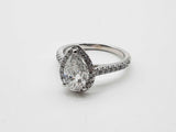 1.35 Cttw Lab Grown Diamonds 14k White Gold 4.7g Ring Size 8 Do0626pcxde