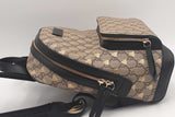 Gucci Gg Supreme Monogram Canvas Bee Backpack Eb0326pxzsa