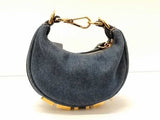 Fendi Nano Fendigraphy Denim X Leather Handbag Mk0826ssrmia