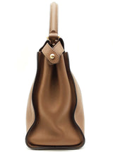 Fendi Peekaboo Brown Leather Top Handle Bag Eb0626pxzsa