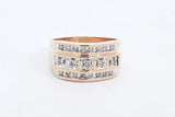 Approx. 0.73ctw Diamond Ring In 10k Yellow Gold 6.7 Grams Size 9 Eb0824wcrsa