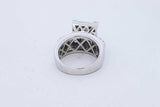 0.8cttw Diamond Ring In 14k White Gold 10.2 Grams Size 6 Eb0926exzde