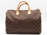 Louis Vuitton Monogram Speedy 35 Bandouliere Brown Aa0926szxsa