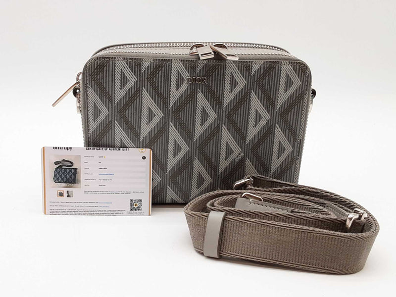 Christian Dior Coated Canvas Cd Diamond Messenger Pouch Sd0925rzxde