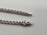 3.55 Cttw Lab Grown Diamonds 14k Wg 6.1g Tennis Bracelet 7 In Do0726lwxzde