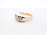 1.0 Cttw Diamond & 14k Yellow Gold Ring 9.3 Grams Size 12.5 Fw0325loxzsa