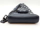 Louis Vuitton Duo Navy Blue Monogram Shadow Leather Slingbag Do0825loxzde