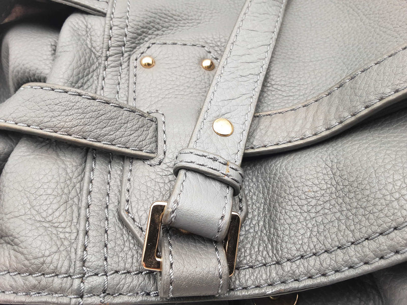Michael Kors Gansevoort Strappy Bag Gray Handbag Aa0425lrsa