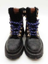 Coach Janel Black Signature Coated Canvas Boots Size 6b Eb0925orde