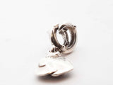 Pandora .925 Silver 1.1g Rose In Bloom Charm Lh1025lxde