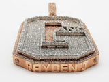 20.23 Cttw Natural Diamonds 10k Rose Gold 143.2g "Gang" Pendant Do0726exzxde
