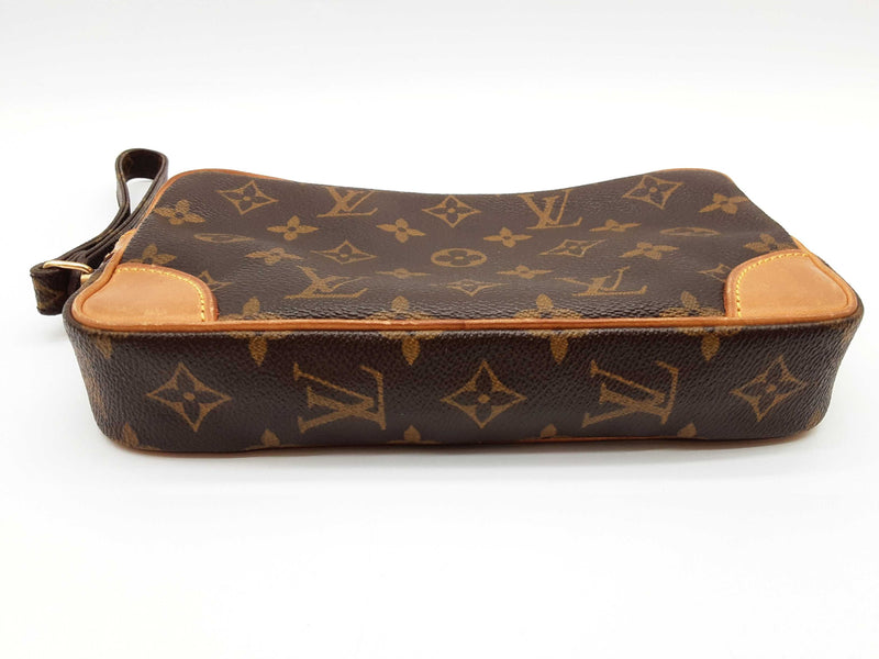 Louis Vuitton Pochette Brown Monogram Clutch Do0425pirde