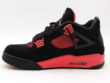 Jordan Retro 4 Red Thunder Black Size 10.5 Aa0826lzxsa