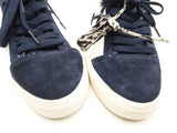 Off-white Low Vulcanized Eco Canvas White & Navy Sneakers Size 42 Eb0925lxzsa