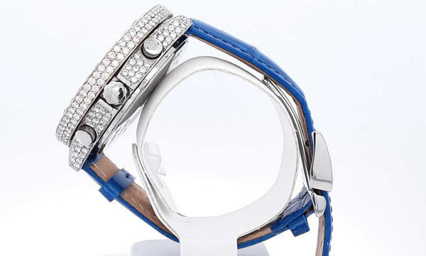 Jacob & Co. Five Time Zone Stainless Steel Diamond Watch 47mm Eb0723srxzsa