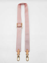 Louis Vuitton "Guitar " Bandoulière Strap In Rose Clair Canvas Fw0626orxdu