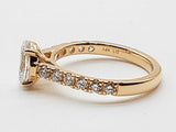 1.5 Cttw Lab Grown Diamonds 14k Yellow Gold 3.05g Ring Size 7 Do0726crxde