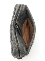 Bottega Veneta Crossbody Bag In Grey Intrecciato Nappa Leather Fw0926wxzdu