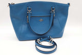 Coach Teal Leather Prairie Tote Bag Eb0426rxde
