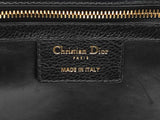 Christian Dior Caro Large Shoulder Bag In Black Quilted Calfskin Fw1225lxzxdu