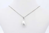 Tiffany & Co. Elsa Peretti Sterling Tear Drop Pendant Necklace 3.3g Eb0926lorde