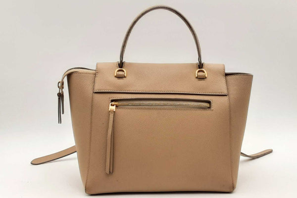 Celine Micro Belt Beige Leather Top Handle Bag Eb1024pxzsa