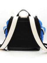 Gucci X Adidas Blue Crystal Canvas & White Leather Michael Backpack Eb1225lrxzsa