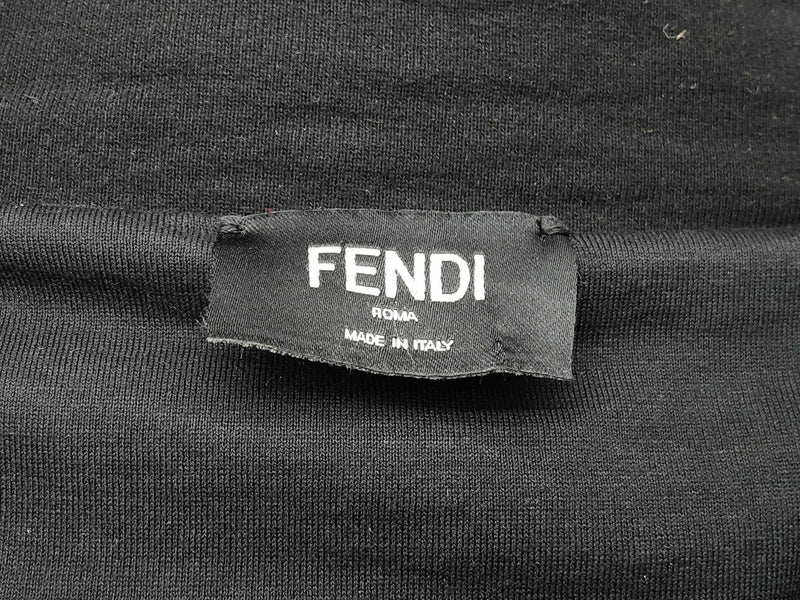 Fendi Black Cotton Zip Up Jacket Size Italian Xxxl Do0925lxzde