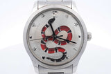 Gucci G- Timeless Color Snake Dial Quartz 38mm Stainless Steel Watch Eb1224lrxsa