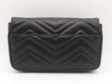 Gucci Black Matelasse Gg Marmont Small Shoulder Bag Sd0625wrzsa