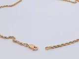 14k Yellow Gold 5.9 Grams Rope Chain 20 In Aa0426przsa