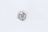 3.12ctw Lab Grown Diamond Stud Earring In 14k White Gold 1.9 Grams Eb0925irxdu