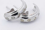 0.24cttw Diamond Stud Earrings In 14k White Gold 4.6 Grams Eb0526wxzsa