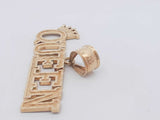 10k Yellow Gold 6 Grams Queen Pendant Aa1125lpzsa