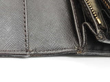 Michael Kors Jet Set Brown Monogram Coated Canvas Flap Wallet Do0826rde