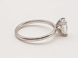 1.11 Carat Cushion Lab Grown Diamond 14k Wg 2.1g Ring Size 6.5 Do0326rrxde