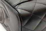 Chanel Quilted Caviar Vanity Case Crossbody Bag Eb0926orxzde