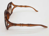 Gucci Gg3508 Brown Bamboo Frames Brown Lens Sunglasses Do0926lrxde