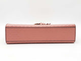 Gucci Emily Medium Chain Shoulder Bag In Pink Microguccissima Leather Fw0326przd