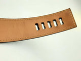 Hermes Collier De Chien Black Leather Belt Size 95 Cm/ 37.5 In Do0624wxzde