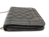 Chanel Black Soft Quilted Leather Flap Shoulder Bag Do1125exzde