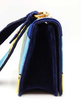 Prada Trompe L'oeil Cahier Crossbody In Multicolor Velvet Fw0625exzmia